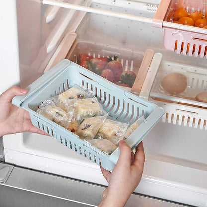 Retractable Drawer Type Refrigerator Storage Box