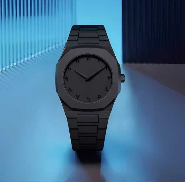 Aura Quartz Watch Black Lightweight