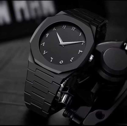 Aura Quartz Watch Black Lightweight